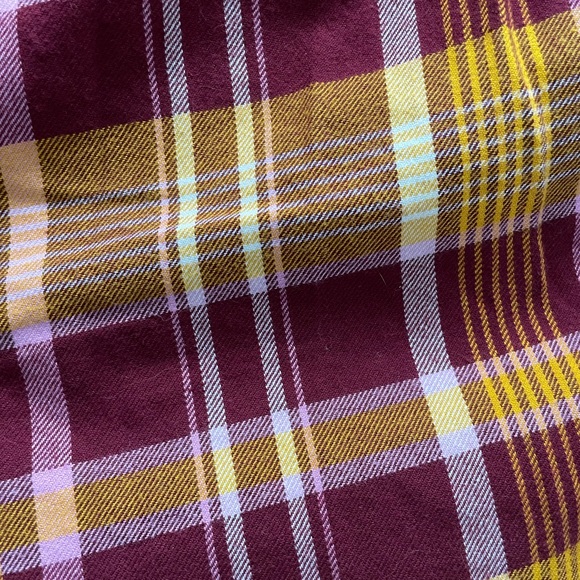 Monki Plaid/Check Shirt Dress- Size XS - Picture 9 of 10